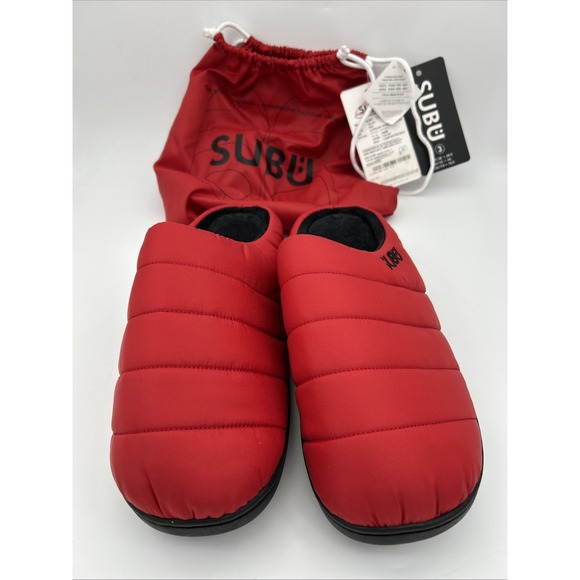 Subu Quilted Teflon Indoor/outdoor Slippers Shoes Men SB-334 NWT 9.5 To 10.5 - Picture 1 of 14